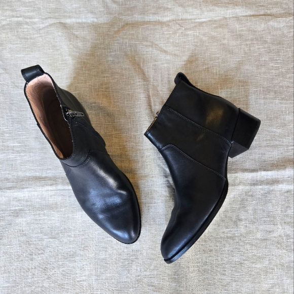 Madewell camden black leather ankle boots size 8.5 - Picture 2 of 7
